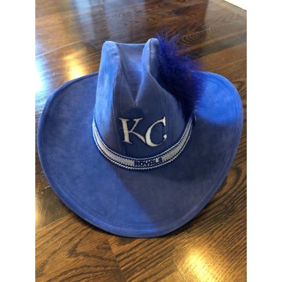 Vintage Kansas City Royals Brushed Felt Cowboy Hat  eb-53162916